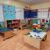 Preschool classroom with blocks and learning centers